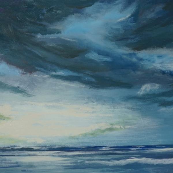 Blauwe lucht